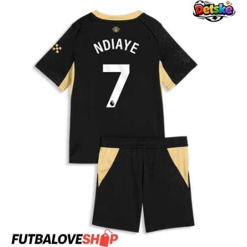 Dres Manchester City Iliman Ndiaye #7 Preč pre deti 2026-27 Krátky Rukáv (+ trenírky)